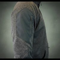 Coopers Waterproof Work Jacket 1/4 Zip - Blizzard Hood C801 (Dark Grey) – pocket detail
