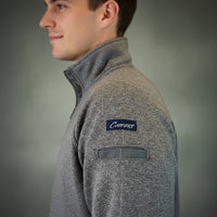 Coopers Waterproof Work Jacket 1/4 Zip - Blizzard Hood C801 (Dark Grey) – back view