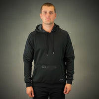 Coopers Waterproof Work Jacket Pullover - Blizzard Hood C901 (Black) – front view