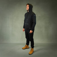 Coopers Waterproof Work Jacket Pullover - Blizzard Hood C901 (Black) – pocket detail