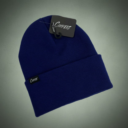 Coopers Hi-Vis Workwear Beanie - Coopers Elite (Orange, Yellow, Navy, Black) – side detail