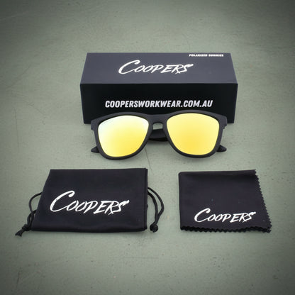 Coopers Polarized Work Sunglasses - Coopers (UV400 Tradie Sunnies) – pocket detail