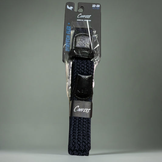 Coopers Stretch Flex+ Workwear Belt - Coopers C401 (Navy) – front view
